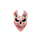 Blood Splatter Mask Guitar Pick