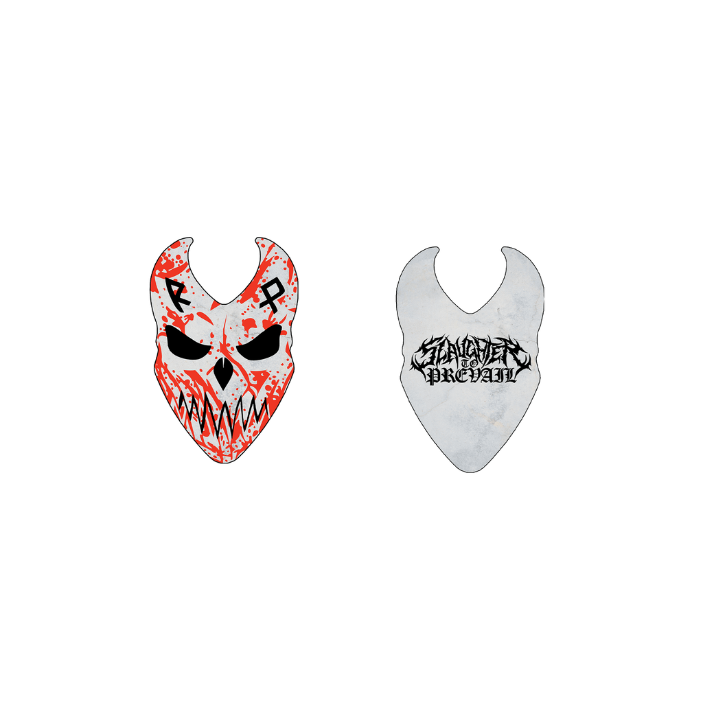 Blood Splatter Mask Guitar Pick