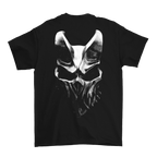 White Logo Mask T-Shirt - Black