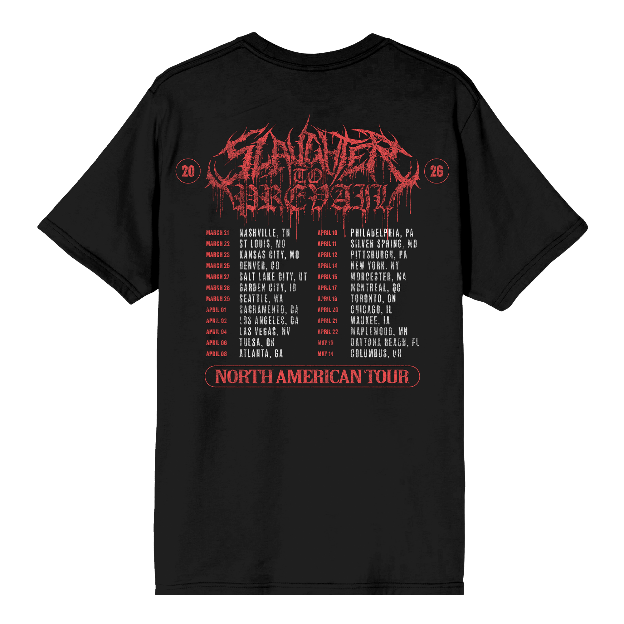 USA Grizzly Tour Tee - Black