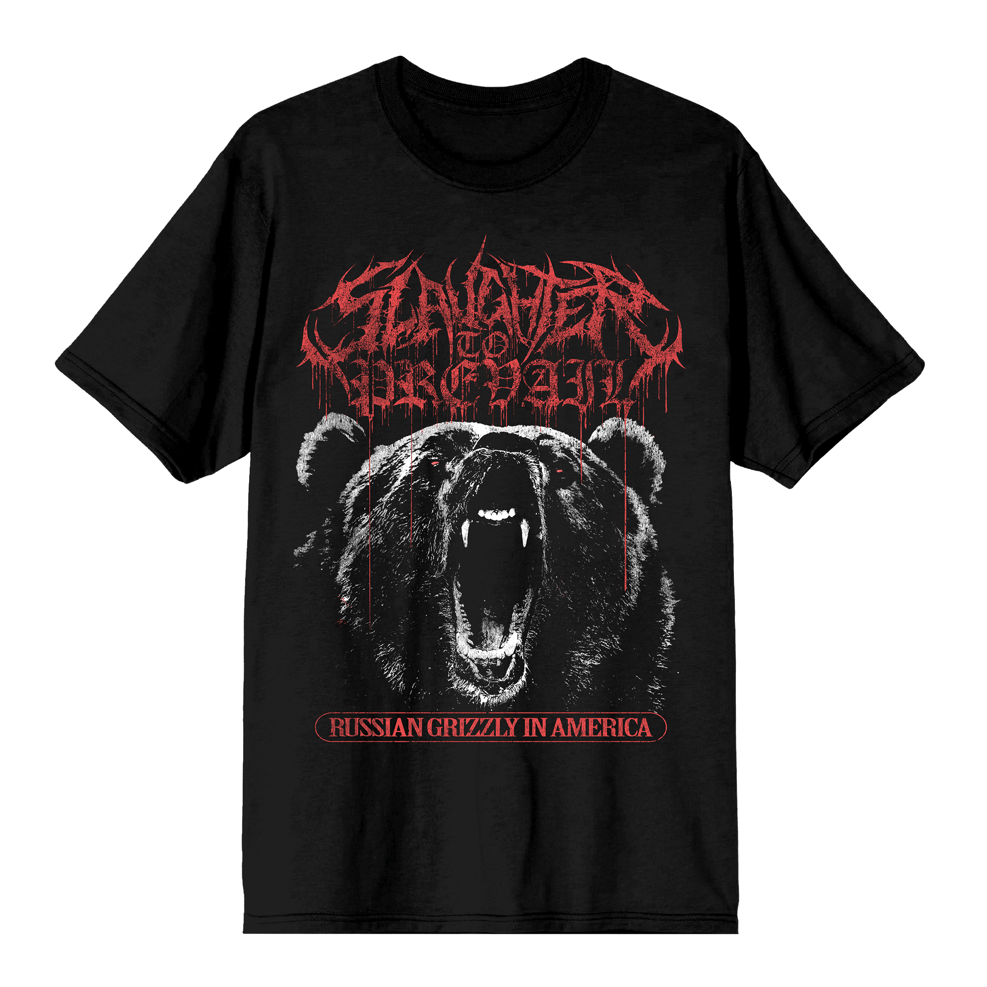 USA Grizzly Tour Tee - Black