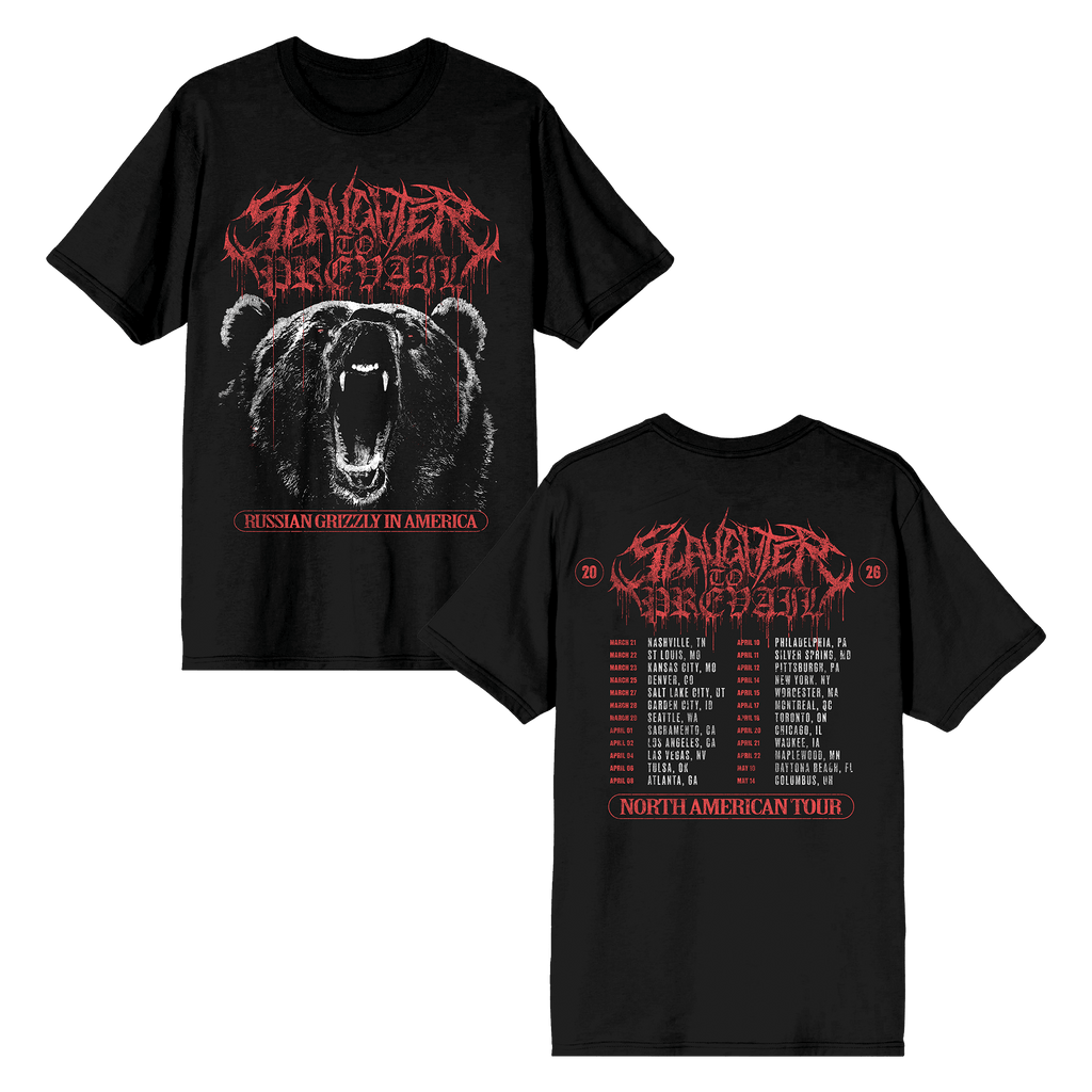 USA Grizzly Tour Tee - Black