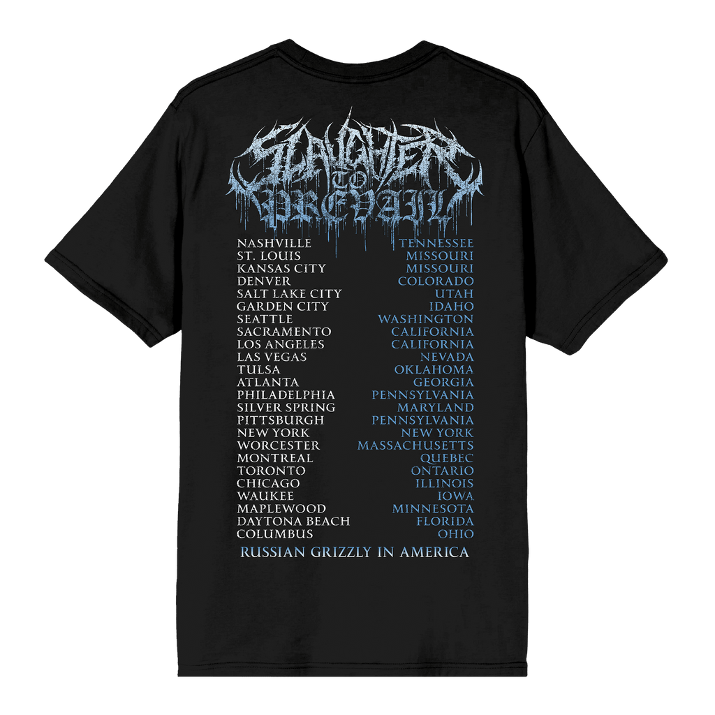Grizzly in America Tour Tee - Black