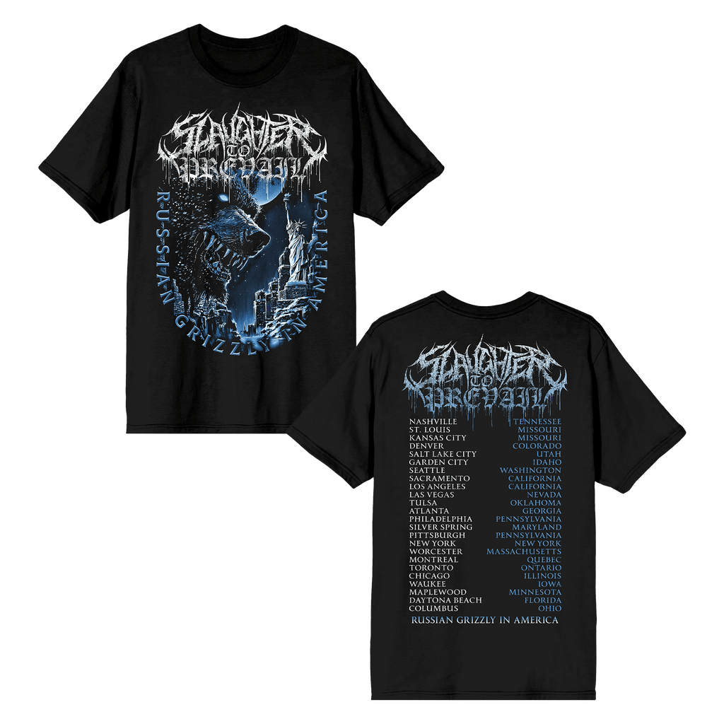 Grizzly in America Tour Tee - Black
