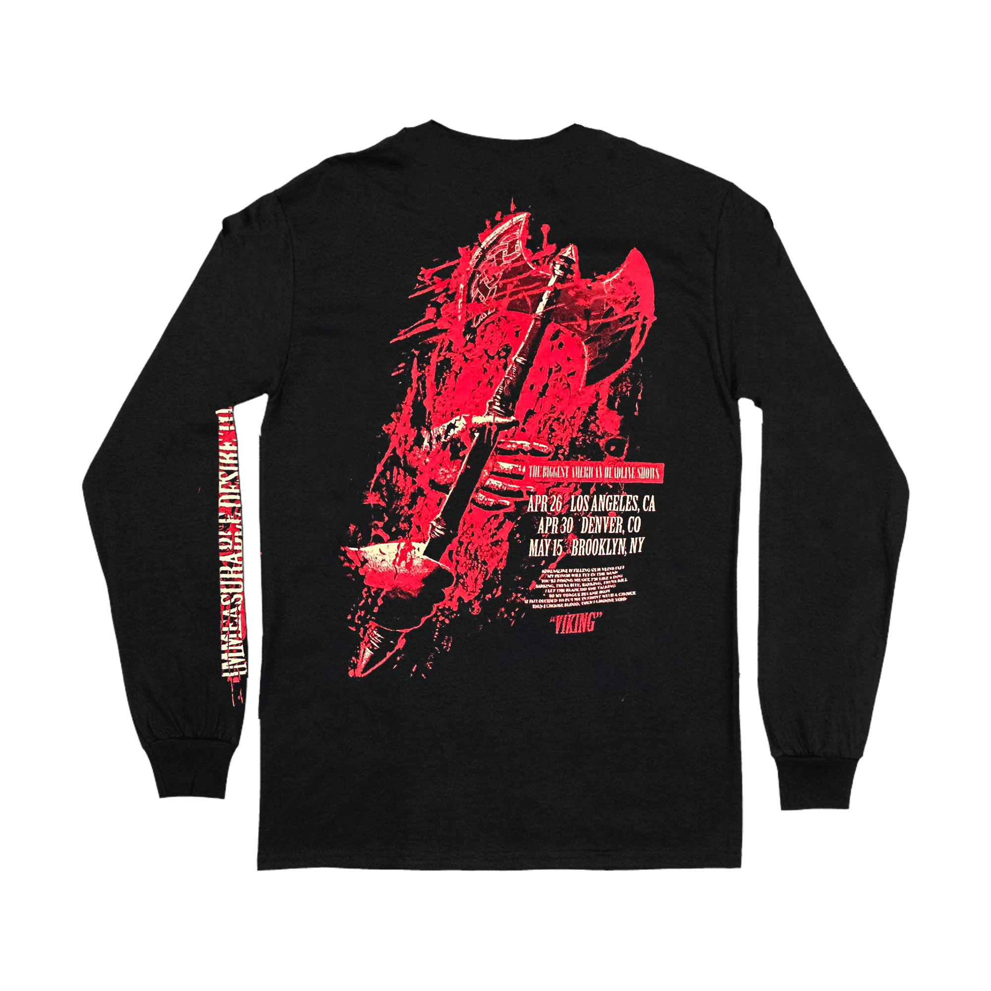 Viking 2024 Tour Longsleeve - Black