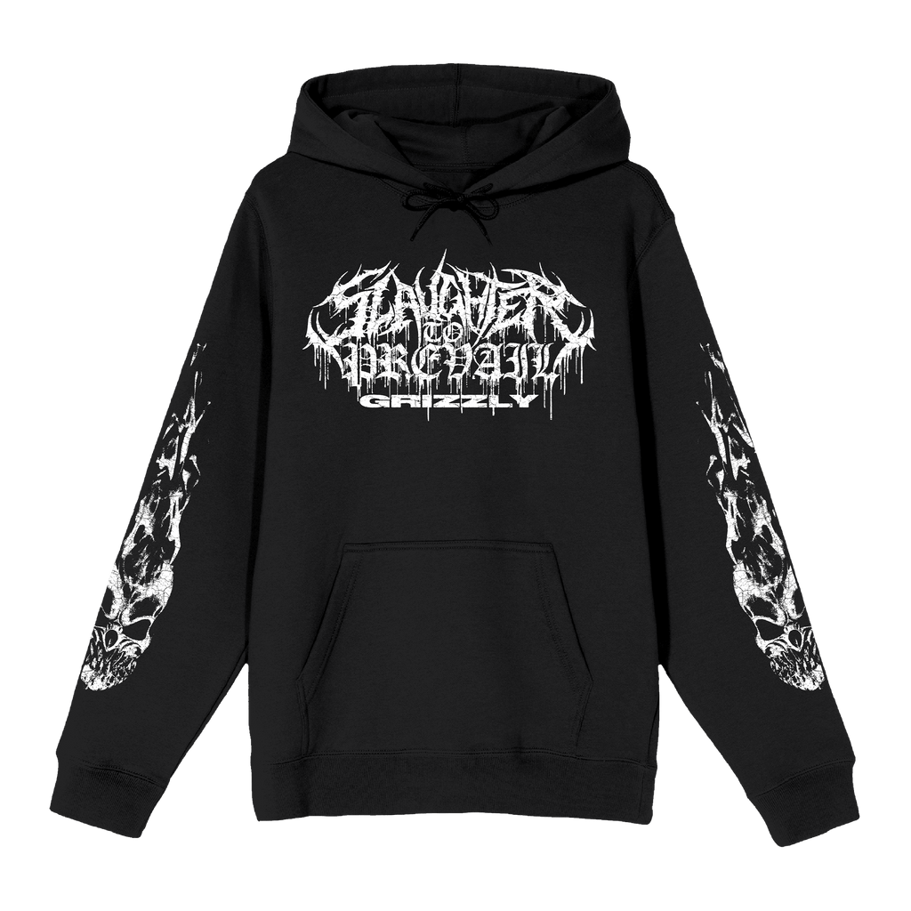 Grizzly Mask Hoodie - Black