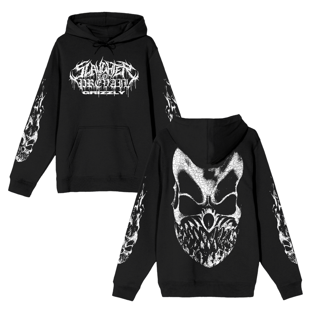 Grizzly Mask Hoodie - Black